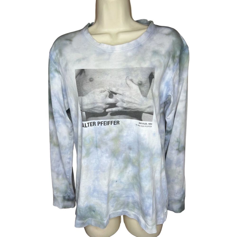 Helmut Lang 100% Cotton Long Sleeve T Shirt Walter Pfeiffer Size Small